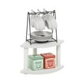 thumbnail image 5 of Furinno Turn-N-Tube 2-Tier Corner Countertop Organizer Shelf, White/White, 5 of 6