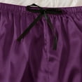 thumbnail image 5 of Womens Soft Pajama Clearance- Bathrobes Sexy Lace Silk Satin Plus Size Robe Sleepwear Purple Size S, 5 of 6