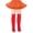 AB224 Red, variant on Tisuna Toddler Girls Socks Kids Knee High Dress Socks Solid Color Soft Stretchy Stacked Socks For Girls Child Black