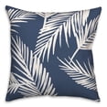 thumbnail image 2 of Creative Products Nature Palm Navy 18x18 Spun Poly Pillow, 2 of 3