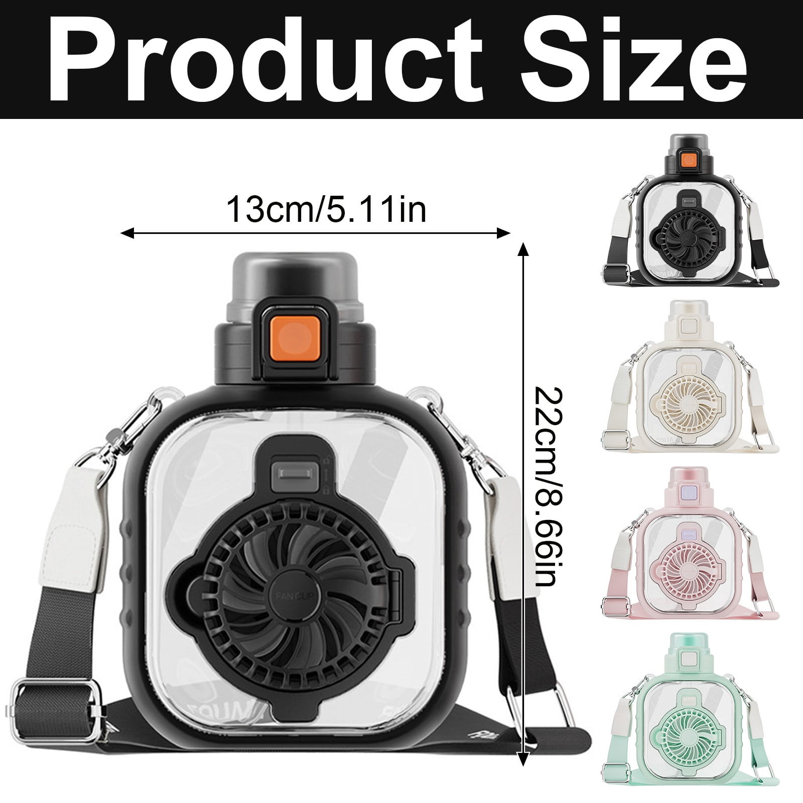 Glass & Bottle Glass Water Bottle Swing Top Glass Bottle Glass Juice Bottles Large capacity fan cup 980ML capacity white Plastic