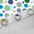 thumbnail image 4 of Manfei Geometric Circular Dot Black Out Curtains,Modern Geometric Art Curtains Pack of 2 (42x63 Each),Green Blue White Bedroom Curtains For Kids,Luxury Bedroom Decor, 4 of 6