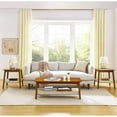 thumbnail image 3 of 23" Mid-Century Side Table with Woven Storage Shelf – Boho Small End Table for Living Room Couch Bedside Patio Home Office, 3 of 9