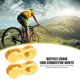 thumbnail image 5 of Ciclismo 2 uds conector de enlace de cadena de bicicleta hebillas de botones mágicos (11 velocidades) (oro) Likrtyny Para estrenar, 5 of 6