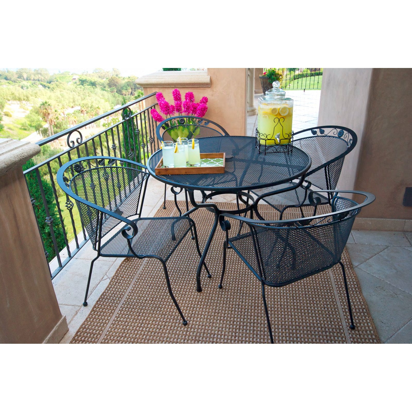 Royal Garden Oxnard Mesh Chairs Set of 4