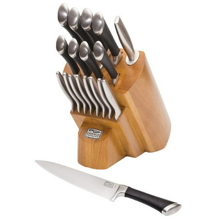 Block Set Chicago Cutlery - Chicago Cutlery Fusion 18 Piece Knife Block Set
