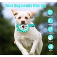 thumbnail image 5 of Juguetes masticables Blue-Dog, mordedor de caucho natural, frisbee para perros, juguetes interactivos de limpieza para perros medianos y grandes (1 unidad), 5 of 5