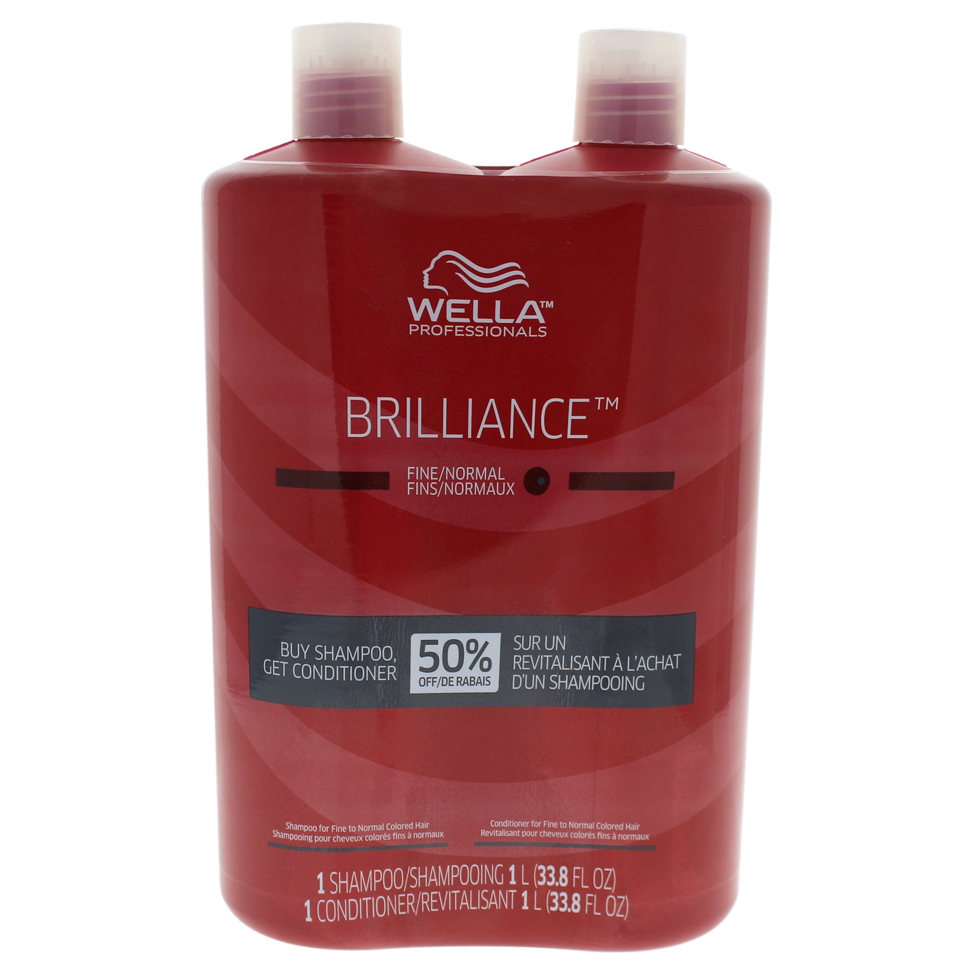 Wella Wella Brilliance Invigo Shampoo & Conditioner 33.8 oz For Fine