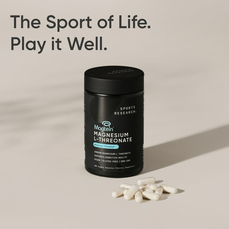 Sports Research® SR Magtein® Magnesium L-Threonate for Memory