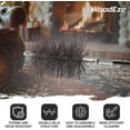 thumbnail image 5 of Woodeze - 6" Round Sweep Chimney Brush | Pro-Grade Wire Bristles for Soot and Creosote Removal | Medium-Duty Label with Heavy-Duty Performance | 3/8" Npt Thread | Fits 5sb-36048m Rods, 5 of 7