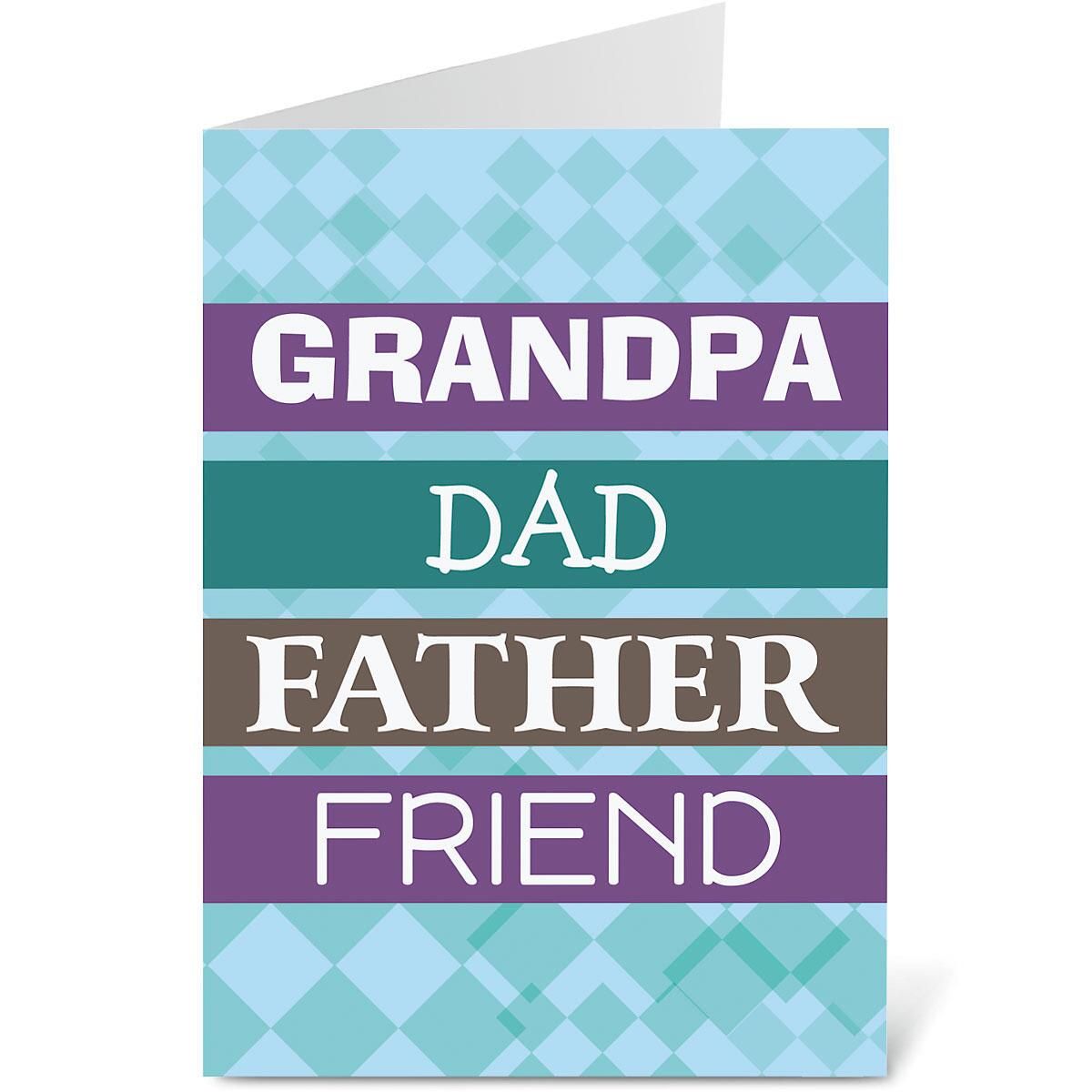 To Grandpa on Father's Day Card - Large 5