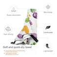 thumbnail image 3 of YFYANG Adult Microfiber Quick Dry Bath Towels, Watercolor Fruit Abstract Doodle Beach Towel, Home Camping Travel Essentials, 31.5" x 63", 3 of 9