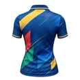thumbnail image 4 of Pickleball Golf Shirts for Women Tennis Athletic Hiking Golf Polo Shirt Moisture-Wicking Button Collared Colorful Graphic Womens Polos Blue L, 4 of 4