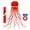 Red, variant on Giant Octopus Kite 26ft Large Parafoil Kite for Adults 3D Foil Kite with 328ft String for Beach Park Outdoor Flying