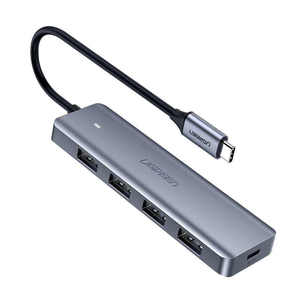 UGREEN USB C Hub 4 Ports USB Type C to USB 3.0 Hub Adapter with Micro