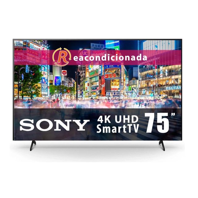 TV Sony 75 Pulgadas 4K Ultra HD Smart TV LED XBR-75X81CH Reacondicionada
