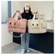 thumbnail image 4 of Bolsa deportiva, bolsa de gimnasio, bolsa de viaje, bolsa de lona para hombres y mujeres, bolsa de hombro, bolsa de fin de semana, bolsa de noche, bolsa seca y húmeda para entrenamiento de yoga, bolsa, 4 of 5