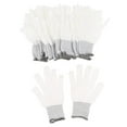 thumbnail image 1 of 10 pares de guantes antiestáticos/antideslizantes con revestimiento ESD en la del de PU Guantes para PC L L Zulema Guantes de trabajo para hombres, 1 of 8
