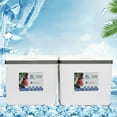thumbnail image 4 of Portable Cooler Insulated Box, Lunch Cooler Box, 6 L Insulated Box, Leak Proof Outdoor Hard Cooler Keeps Ice For Up To 3 Days, For Beach Camping, Travel, Outdoor Party, White, 4 of 4
