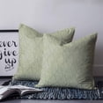 thumbnail image 2 of 20x20 Pillow Covers Set of 2, Sage Green Throw Pillow Covers Decorative Couch Cushion Case, Modern Abstract Art Farmhouse Microfiber Square Pillowcases for Bedroom Car Living Room, 2 of 7