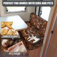 thumbnail image 5 of Uorisanigo RV Dinette Cushion Covers for RV Camper Stretchable Deer Camo Hunting Camper Cushion Covers Sofa Chair Furniture Protector with Car Bench 1 Backrest Cover & 1 Bench Cover, 5 of 7