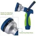 thumbnail image 5 of GREEN MOUNT New Patent Garden Hose Nozzle Heavy Duty Water Nozzle High Pressure Fireman Style Nozzle with Ergonomic Handle for Women and Children to Water Lawn and Garden, 5 of 6