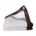 thumbnail image 2 of Lona transparente para invernadero, lona protectora, ligera, impermeable 2x6 m, 2 of 8