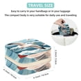 thumbnail image 5 of Sea Mew Travel Portable Square Jewelry Organizer: Necklace Holder, Bracelet Holder, and More for Stylish Girls and Women, 5 of 6
