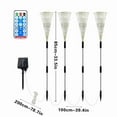 thumbnail image 4 of Xihbxyly Guirnalda de Luces Solares, Decoración Led con Cable de Cobre Flexible, Control Remoto, 8 Modos de Iluminación, Decoración de Jardín Exterior de Bajo Consumo, Ideal para Fiestas, Bodas y Pat, 4 of 4