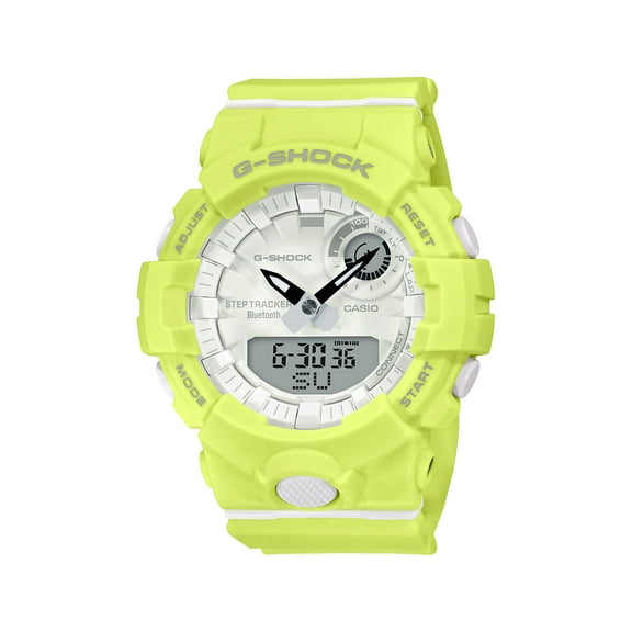 Casio G-Shock Women's Fitness Tracker Bluetooth Shock Resistant 200 Meter Water Resistant Watch, ( Model GMA-B800-9ACR)