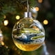 thumbnail image 5 of Adornos Navideños de Pelotas Deportivas | Decoración Deportiva Navideña de Acrílico con Escenas En Miniatura de Baloncesto, Tenis, Fútbol y Béisbol | Bola de Nieve Resistente E Irrompible | Regalo pa, 5 of 6