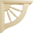 thumbnail image 3 of Ekena Millwork 1 1/2"W x 7"D x 7"H Andrea Wagon Wheel Bracket, Maple, 3 of 4