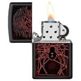 thumbnail image 3 of Zippo Spider Texture Print Design Black Matte Pocket Lighter, 3 of 7