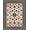 White, Pattern 5, variant on ODIKA 4'x6' Machine Washable Non-Slip Area Rug, Colorful Talavera Half Circle with Chili Pepper and Floral Motifs High Traffic Rug, Yellow, 66198