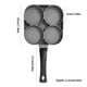 thumbnail image 5 of Sartén con 4 agujeros para el desayuno, máquina para hacer panqueques, olla de carne para huevos, antiadherente para el hogar, mango negro AweSitey HA004514-01, 5 of 7