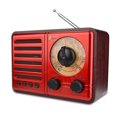 thumbnail image 2 of Portable Radio, Battery Operated Radio with Extra Large Tuning Knob, (Red), 2 of 5
