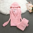 thumbnail image 5 of Women's Tracksuit Set Fashion Brand Juicy Coursera Long Sleeve Hooded Sweatshirt and Pant Set Two Piece Set Casual Jogging Suit, 5 of 5
