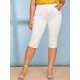 thumbnail image 2 of Pantalones de longitud de la rodilla de los apliques de talla grande Rosegal Pantalones cortos de talla grande, 2 of 5
