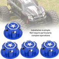 thumbnail image 1 of Hex Wheel Nut, Quality Aluminium Alloy Material 4PCS Hex Wheel Mount Nut Set,   Long Service Life Outdoor For Home, 1 of 8