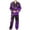 Purple 02, variant on Men's 2 Piece Pajamas Sets Christmas Button Down Shirt and Pant Pjs Lounge Outfits Long Sleeve Sleepwear (XL, Red 03)