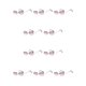 thumbnail image 1 of Qarigey Gafas de sol rectangulares de moda con visión clara y protección Gafas de sol rectangulares de estilo punk Oro gris rosa oro gris rosa 10Conjunto, 1 of 6