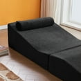 thumbnail image 6 of Living Room Sofas High-Density Pure Sponge Sofa – Foldable & Portable Tatami Lounger, Multi-Functional Sofa Bed for Living Room & Bedroom, No Assembly, Eco-Friendly, Multiple Colors,Comfortable Sofas, 6 of 9