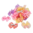 thumbnail image 3 of 24 pinzas para el pelo con lazo para mascotas, estilo de cuentas pequeñas, horquillas con lazo para mascotas con bandas de goma para perros, gatos, conejos, 3 of 8