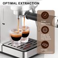 thumbnail image 2 of LINKChef Machine à Espresso 20 Bars, Cafetière Espresso Professionnelle avec Buse Vapeur pour Mousser le Lait, 2 of 8