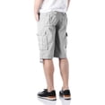 thumbnail image 4 of Ma Croix Men's Premium Cargo Shorts with Belt, 4 of 7