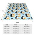 Salouo FUNNY CAT IS DRINKING WATER Print Bed Blankets,Flannel Blanket