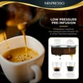 thumbnail image 3 of Mixpresso Professional Espresso Machine for Home 15 Bar with Milk Frother Steam Wand, Espresso Maker with Double-Cup Splitter 1450w Fast Heating, Cappuccino and Latte machine 37Oz Water Tank, 3 of 8