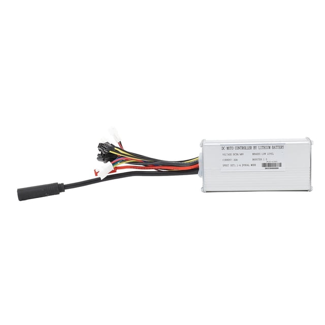 Controlador de Bicicleta Eléctrica, 36V 48V Onda Cuadrada 22a Controlador de Bicicleta Eléctrica Buena Disipacióna de Calor 500W Para Reemplazo
