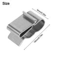 thumbnail image 6 of 100Pcs Photovoltaic 2-Wire Cable Clip Solar Stainless Steel Cable Clip, 6 of 9