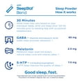 Dream Water Sleep Aid Snoozeberry Powder Packet W/ 5mg Melatonin, GABA, 5HTP, 10Count
